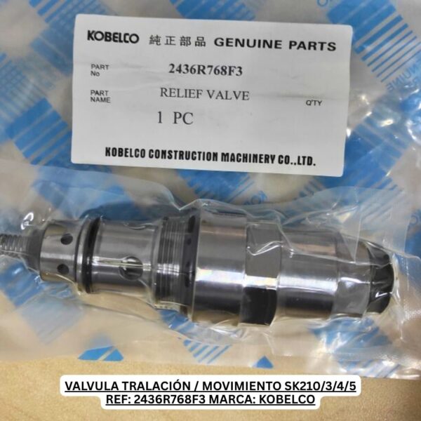 VALVULA TRALACIÓN / MOVIMIENTO SK210/3/4/5