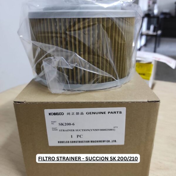 Filtro Strainer de Succión SK 200/210 Kobelco