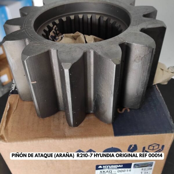 Piñón de ataque (araña) R210-7 HYUNDIA ORIGINAL REF 00014
