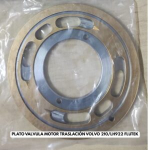 Plato valvula motor traslación Volvo 210/LH922 FLUTEK