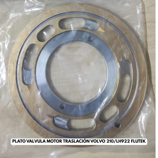 Plato valvula motor traslación Volvo 210/LH922 FLUTEK
